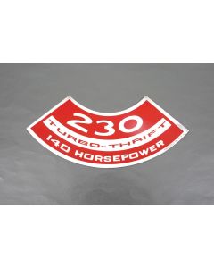 A/Cleaner Decal,230/140hp,67-69