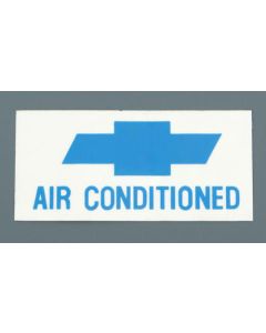1967 Camaro Air Conditioned Window Decal