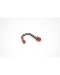 Camaro Brake Line, Front Disc Caliper, Left, Stainless Steel, 3/8" x 1/2", 1967-1968