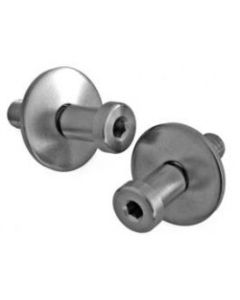 1967-1981 Camaro Totally Stainless Door Lock Striker, Stainless Steel, Pair