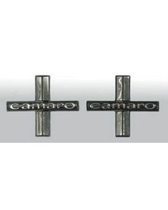 Camaro Door Panel Emblems, Deluxe Interior, 1967