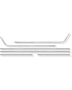 1968-1969 Camaro Coupe Deluxe Door Panel Molding Kit Front & Rear,