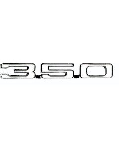 Camaro Fender Emblem, 350, Right, 1968