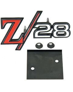 Camaro Grille Emblem, Z28, For Cars With Standard (Non-Rally Sport) Grille Or With Rally Sport (RS) Grille, 1969