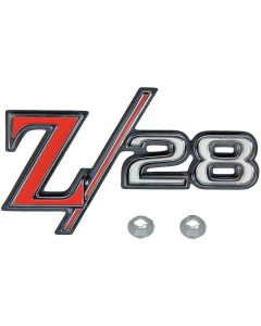 Camaro Taillight Panel Emblem, Z28, 1969