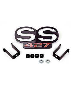 Camaro Grille Emblem, SS427, For Cars With Rally Sport (RS)Grille, 1969