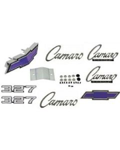 1969 Camaro Emblem Kit For Cars With Standard Trim (Non-Rally Sport) & 327ci