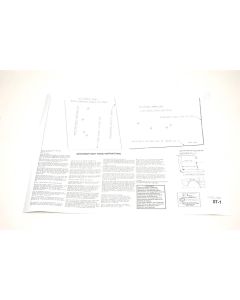 Camaro Emblem Template Set, For Rally Sport (RS) With 327ci, 1967