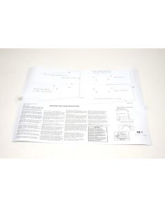 Camaro Emblem Template Set, For Rally Sport (RS) With 350ci, 1969