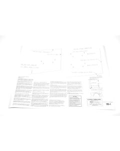 Camaro Emblem Template Set, For Cars With Standard Trim (Non-Rally Sport) & 327ci, 1969