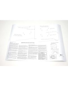 Camaro Emblem Template Set, For Rally Sport (RS) With 327ci, 1968