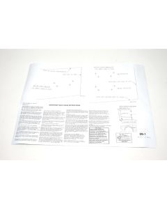 Camaro Emblem Template Set, For Super Sport (SS) With 396ci, 1968