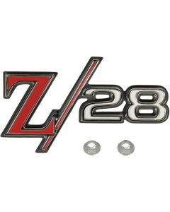 Camaro Taillight Panel Emblem, Z28, 1969
