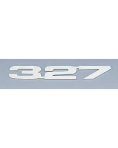 Camaro Hood Emblems, 327, Stainless Steel, 1967-1969