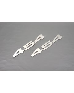 Camaro Hood Emblems, 454, Stainless Steel, 1967-69