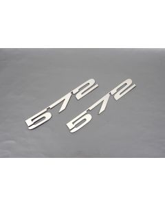 Camaro Hood Emblems, 572, Stainless Steel, 1967-69