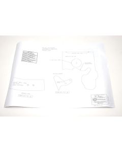 Camaro Fenderwell Template Kit, Rally Sport, 1969