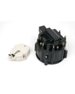 1967-1969 Camaro HEI Distributor Cap & 50000 Volt Coil Black