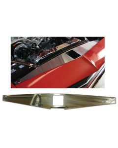 Camaro Core Support Filler Panel, Polished Aluminum, 1967-1969