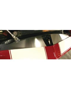 1967-1969 Camaro Core Support Filler Panel, 2 Piece, Clear Anodized