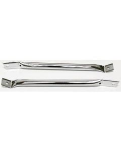 Camaro Fender To Radiator Support Bars, Chrome, 1967-1969