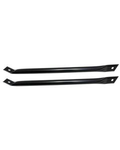 Camaro Fender To Radiator Support Brace Bars, Black, 1967-1969