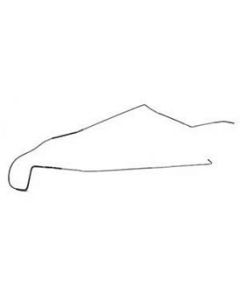 Camaro Fuel Line, Gas Tank To Fuel Pump, Stainless Steel, 5/16", 1967-1968