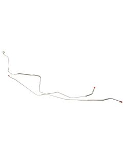 Camaro Brake Line Set, Front To Rear, Stainless Steel, 2-Piece, 1967