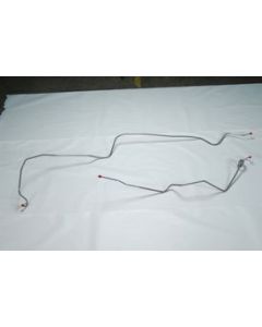 Camaro Brake Line Set, Front To Rear, Stainless Steel, 2-Piece, For Cars With Power Drum Or Disc Brakes, 1969