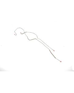 Camaro Brake Line Set, Front To Rear, Steel, 2-Piece, Disc Conversion, For Cars With Power Brakes, 1969