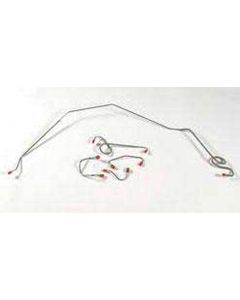 Camaro Brake Line Set, Front, Steel, For Cars With Power Disc Brakes, 1969