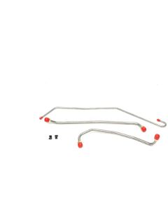 Camaro Fuel Line Set, Fuel Pump To Carburetor, Steel, 3-Piece, 396/325-350hp, 3/8", With 1/4" Return Line, 1969