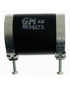 1967-1968 Camaro Gas Tank To Filler Neck Hose, With GM Mark & Clamps