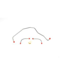 Camaro Fuel Line Set, Fuel Pump To Holley Carburetor, Steel, Z28, 3/8", 1969