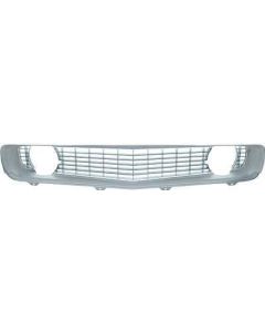 Camaro Center Grille, Silver, For Cars With Standard Trim (Non-Rally Sport), 1969