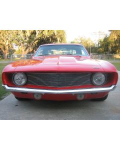 Camaro Grille Set, Polished Billet Aluminum, For Cars With Standard Trim (Non-Rally Sport), 1969