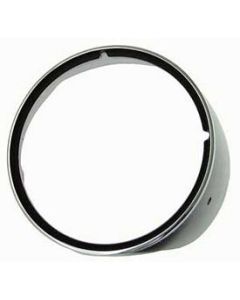 69 Lh Headlamp Bezel-w/chrome