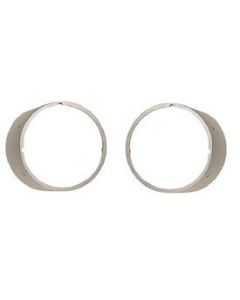69 Headlamp Bezel-w/o Chrome, Pai