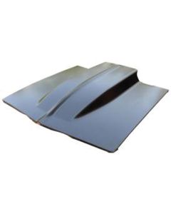 Camaro Cowl Induction Hood, 4", Rounded Corners, Steel, 1967-1969