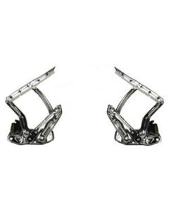 Hood Hinges, Chrome, 67-69