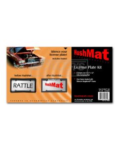 Hushmat Ultra Insulation, License Plate, For Camaro, 1967-2014