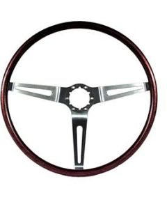 Camaro Deluxe Wood Steering Wheel, SIimulated Rosewood, 1969