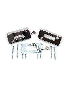 Headrest Escutcheon & Lock Plate Set,1969