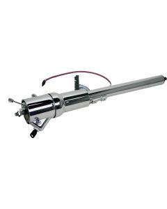 Ididit Camaro Steering Column, Chrome Plated, For Cars With Floor Shift Transmission 1969