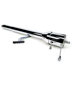 Ididit Camaro Steering Column, Right Hand Drive, Black, For Cars With Floor Shift Transmission 1969