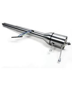 Ididit Camaro Steering Column, Right Hand Drive, Paintable Steel, For Cars With Floor Shift Transmission 1969