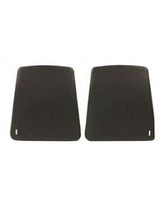 Camaro Bucket Seat Back Panels, Black, 1967-1970