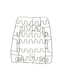 Seat Back Spring Assy, (1), 67-68