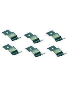 Dash Pad Attachment Clip Set,1969