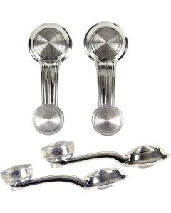 69 Front & Rear Window Crank Handles, Clear